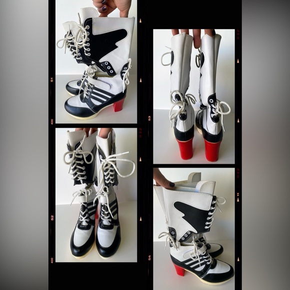 Officially Licensed Harley Quinn Costume Set - Women’s S/M, Partly New with Tags - Picture 15 of 16